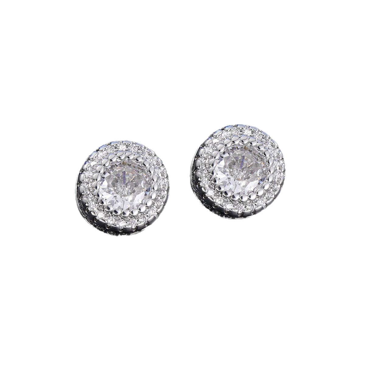 CR7 Diamond Studs - Micro-Inlaid Zircon Hip Hop Earrings For Men (Football Inspired Luxury Studs, Hot Selling)_voghion.com