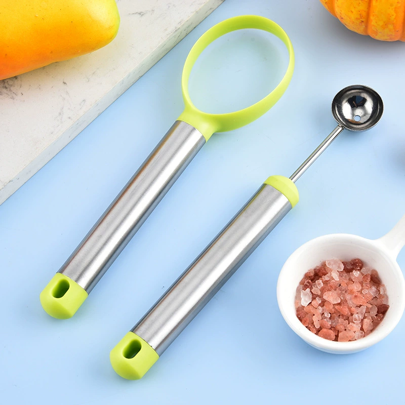Multifunctional fruit spoon stainless steel for home use