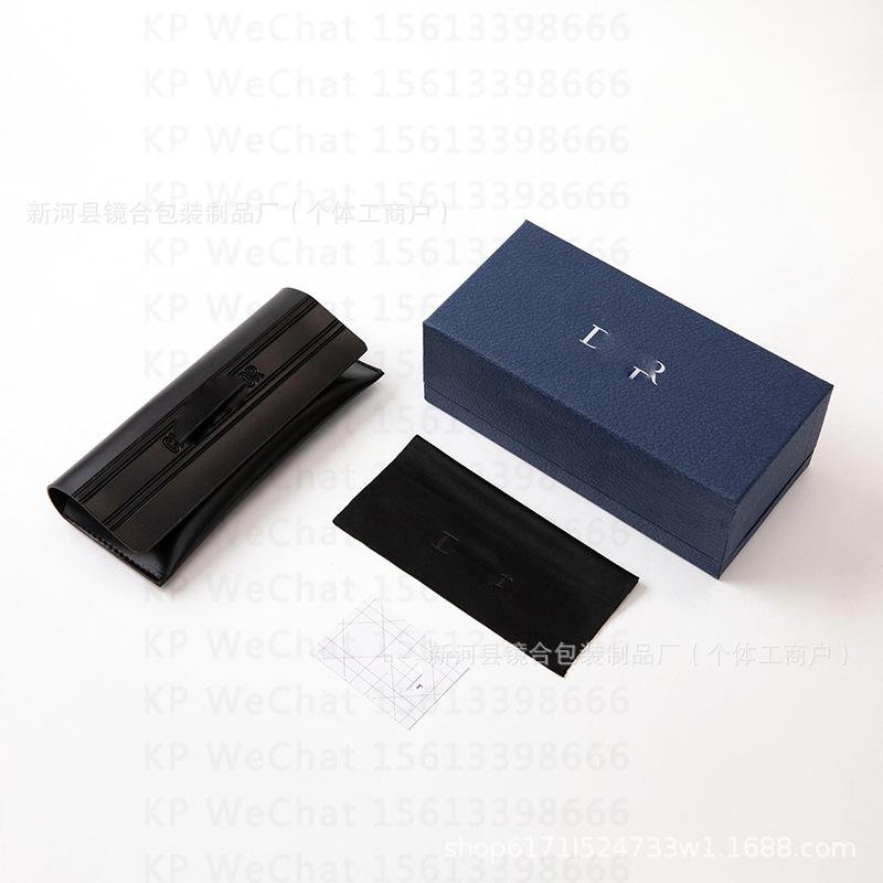 Spot al por mayor nueva caja de gafas de marca de alta gama de moda caja de gafas de sol de alta gama caja de embalaje completa