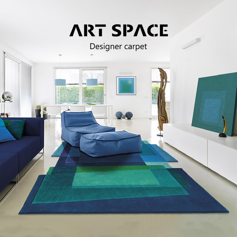 Modern creative design genuine carpet for living room