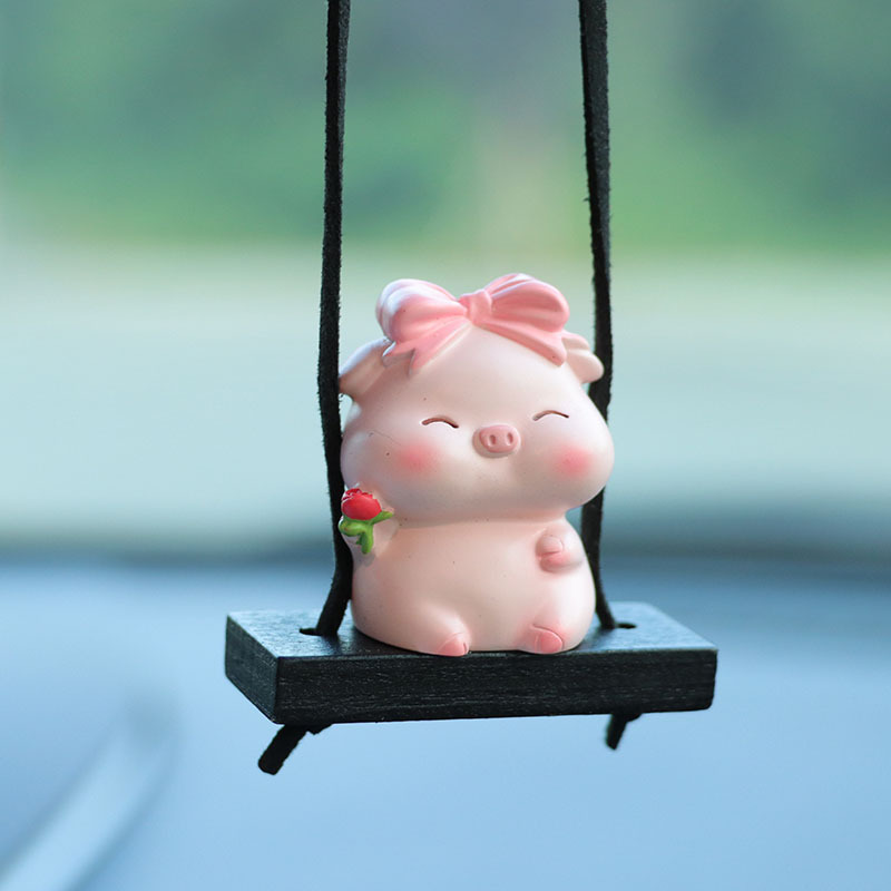 Cross-border e-commerce for creative piggy car interior pendants car ornaments car pendants decorative pendants