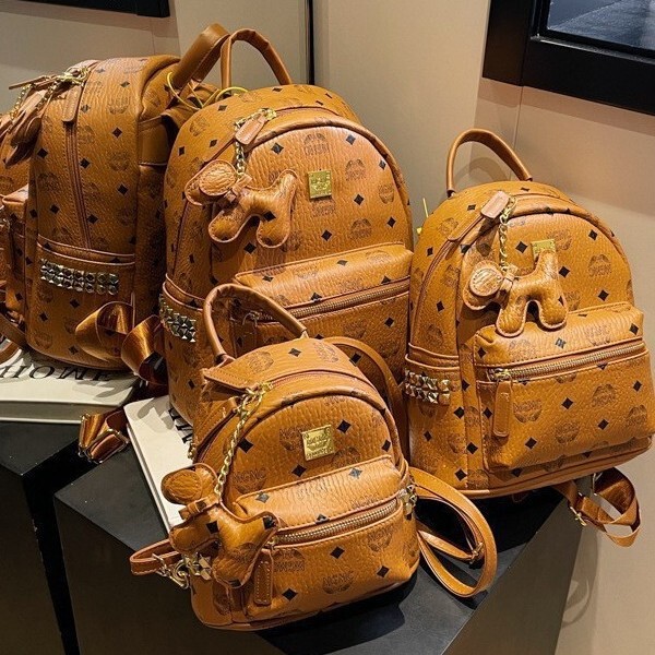 Original branded M backpack, genuine leather C backpack, 2025 new model, large capacity travel student school bag, waterproof, for men and women