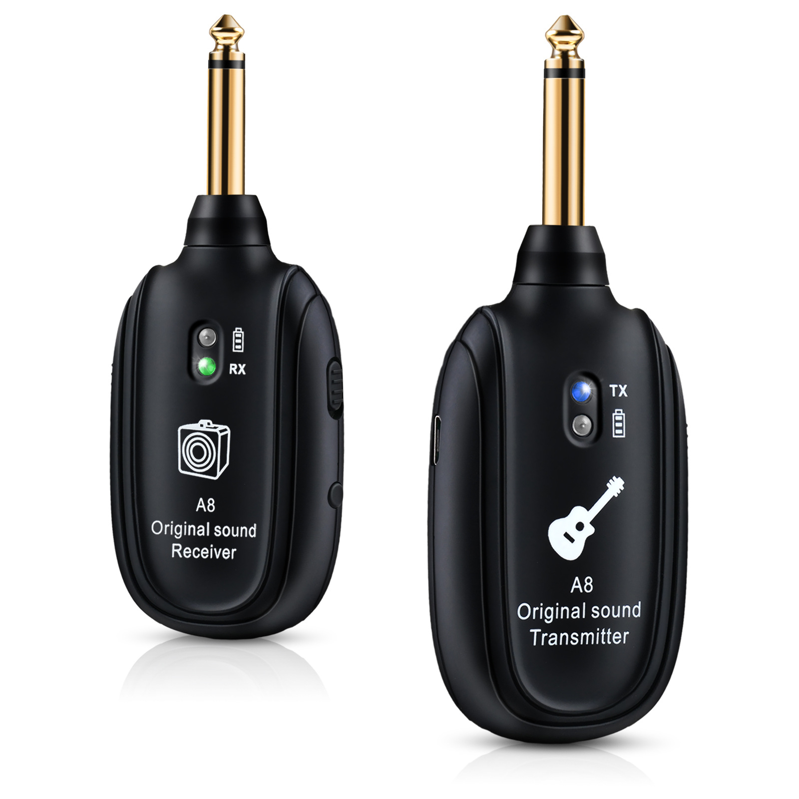 Transceptor Inalámbrico para Guitarra 2.4G, Inalámbrico 2.4G, para Guitarra Eléctrica y Bajo