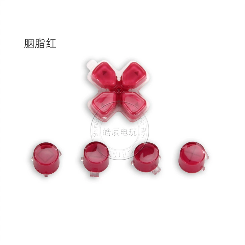 PS5 handle cross direction D-pad symbol triangle round fork square crystal button transparent renovation repair key