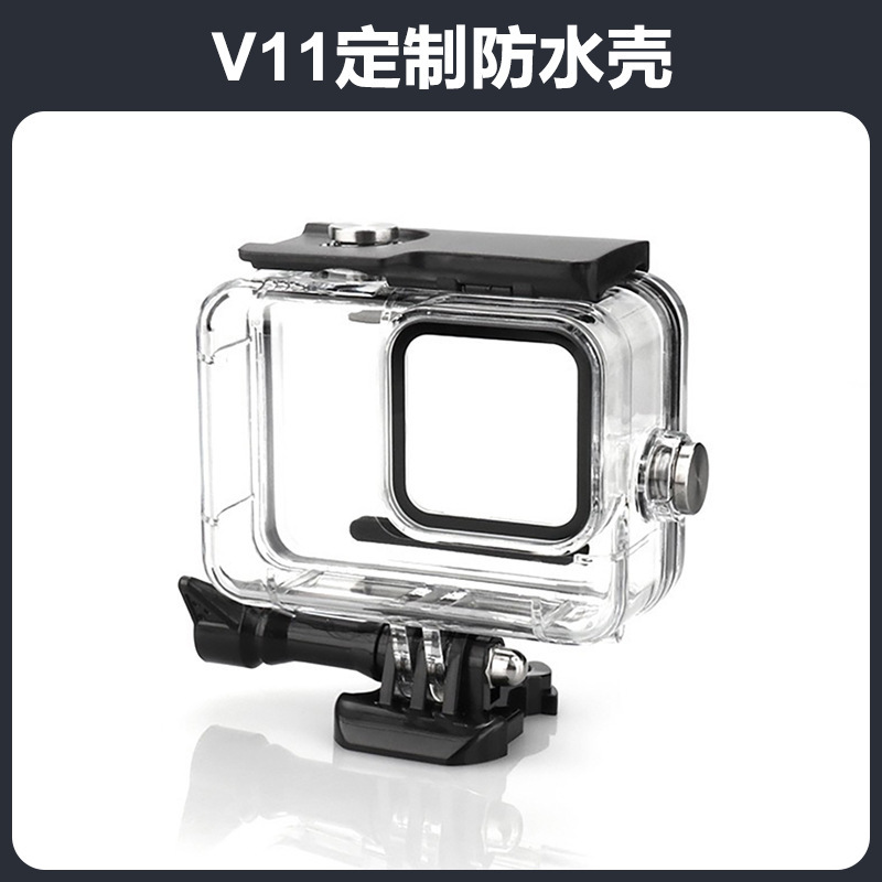 Action Camera V9 V11 Waterproof Case Accessories Are Suitable for Gopro 9 10 11 12 13 Protective Cases Action Camera V9 V11 Waterproof Case Accessories Are Suitable for Gopro 9 10 11 12 13 Protective Cases