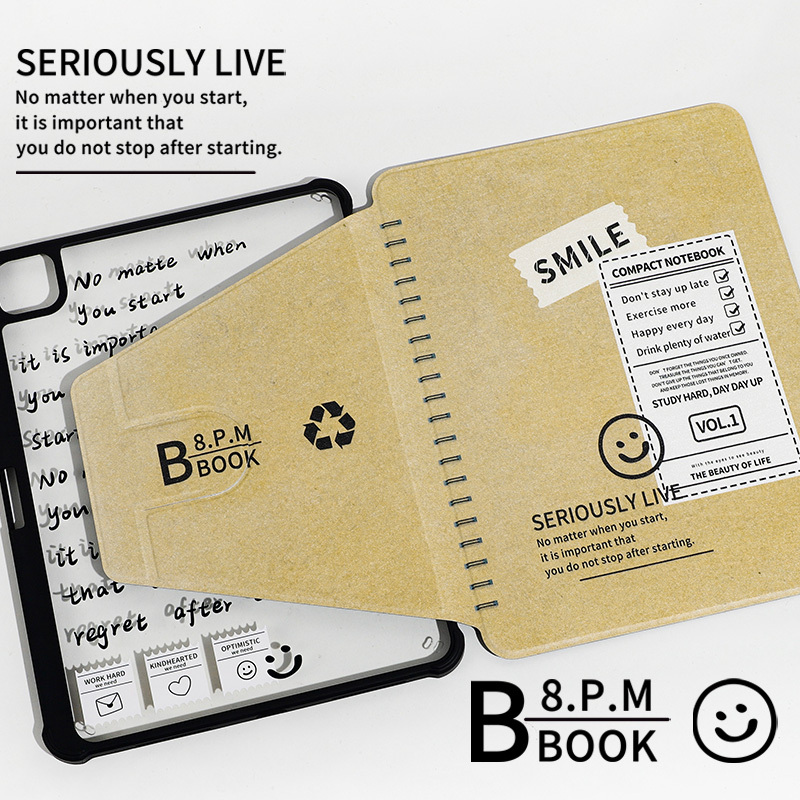 ipad Protective Case air5 for Apple 11 inch Tablet Case New Notebook 10.9 Acrylic 9.7 inch