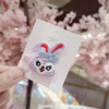 Cartoon children's hairpins for leisure, knitted hairgrip, cute hair rope, bangs