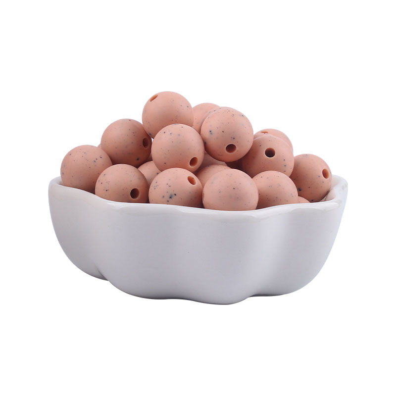 12mm cuentas de silicona molar juguete mordedor pulsera cadena chupete collar infantil DIY accesorios joyería