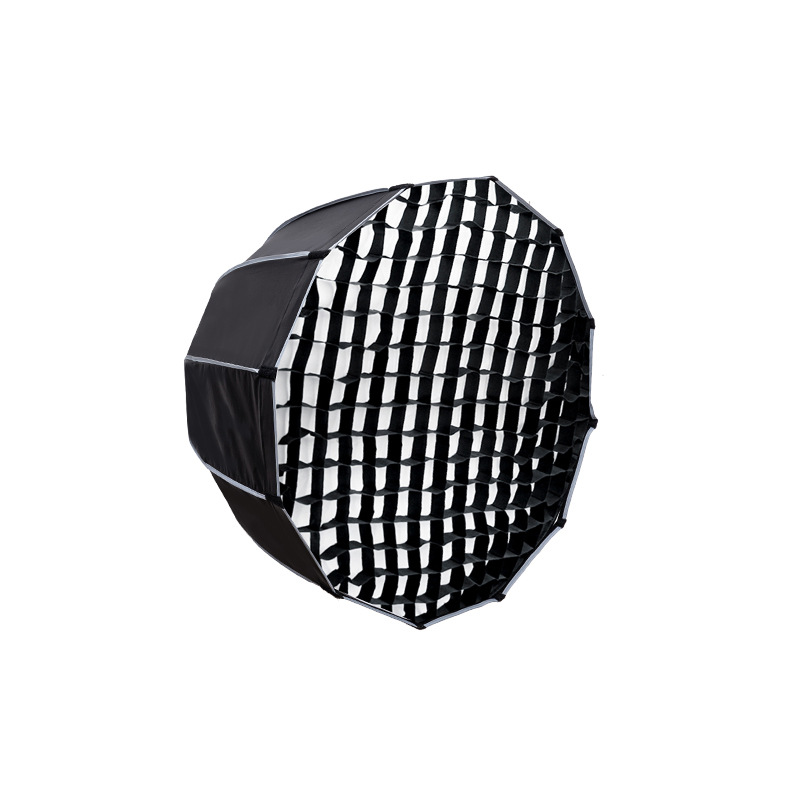 Caja suave parabólica de boca profunda de montaje rápido Shitak 90 con caja suave de pulido profundo de rejilla