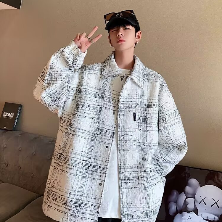 Factory Direct Supply French Style Chanel-Inspired Men's Jacket with a High-End Feel for Autumn and Winter, Silver Fox Velvet, Large Size Lapel Jacket for Teenagers