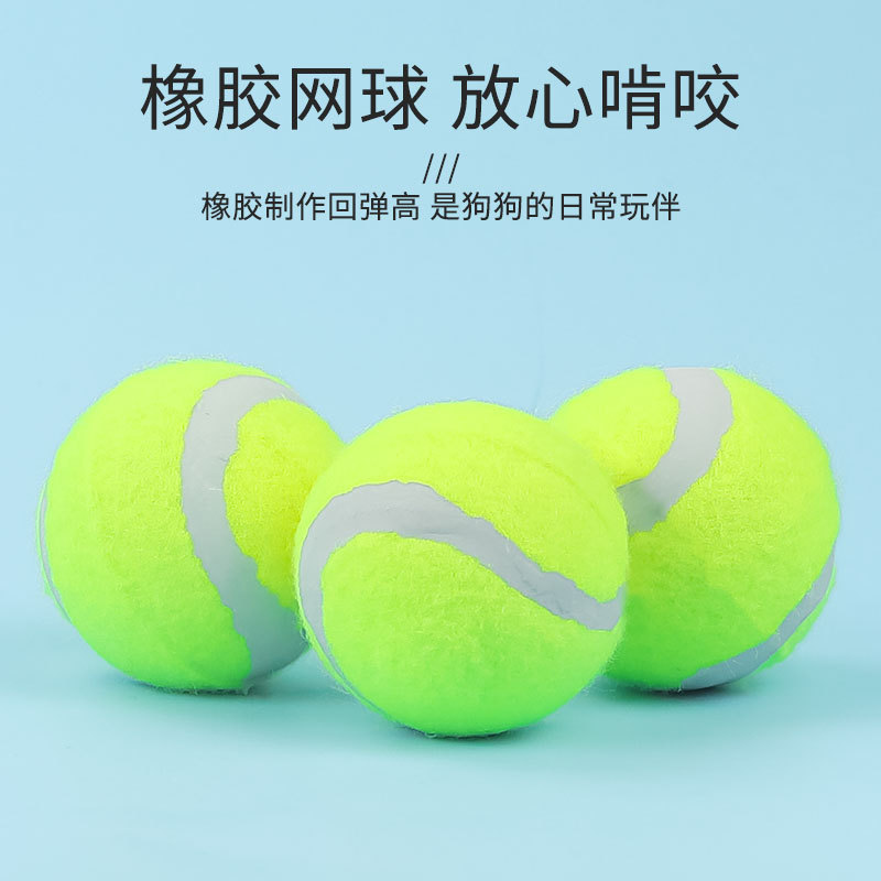 犬のおもちゃ弾力テニスの大中小小型犬がおもちゃのゴムをかじってボールのペット用品のメーカーを訓練します。|undefined