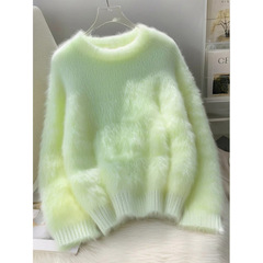 独特の美しいニットは上着の婦人服を厚くします。