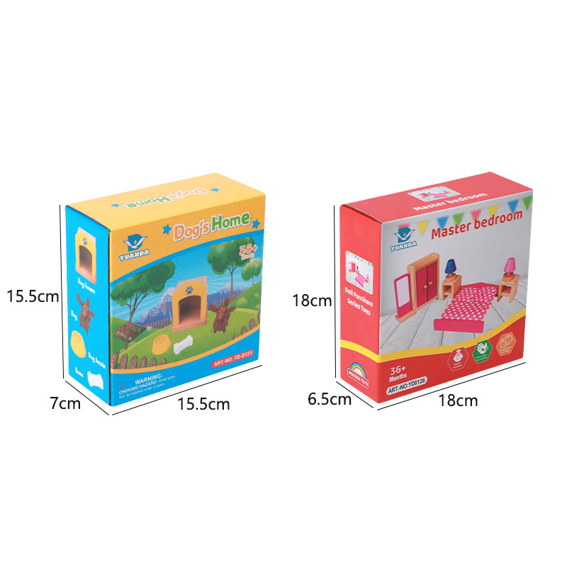 Juegos de juegos divertidos para niños de madera Simulación de muebles pequeños para niños Juguetes Juegos de mesa interactivos para padres e hijos image 5