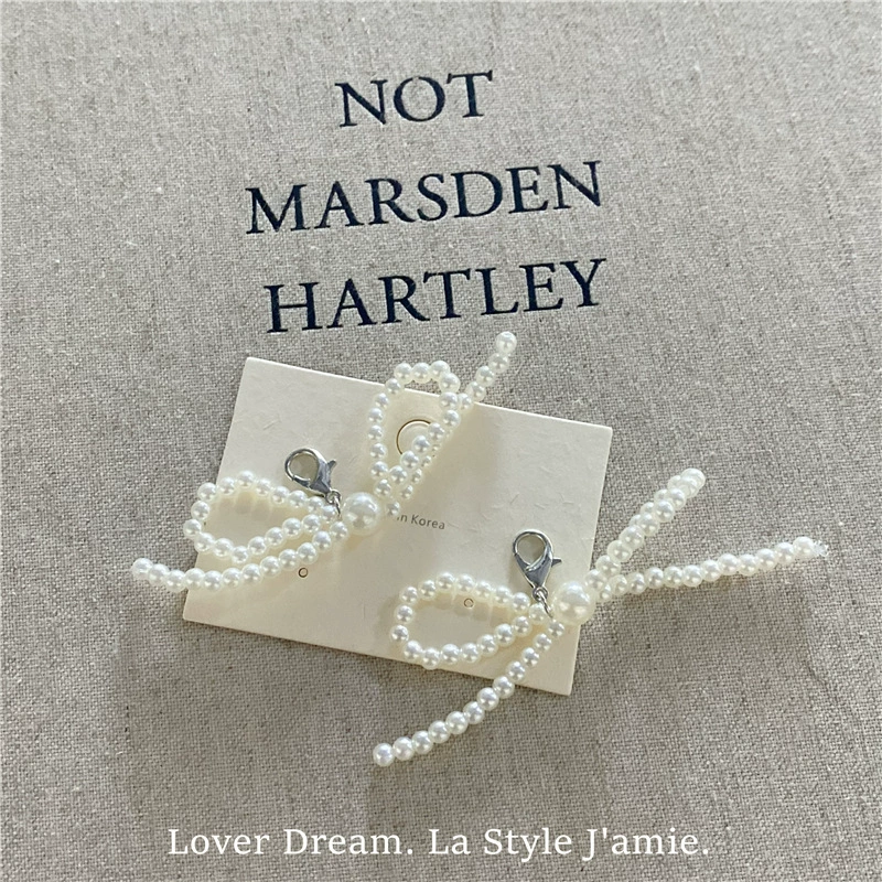Small footwear buckle pearl with bow, universal accessories, accessory, flowered, Chanel style