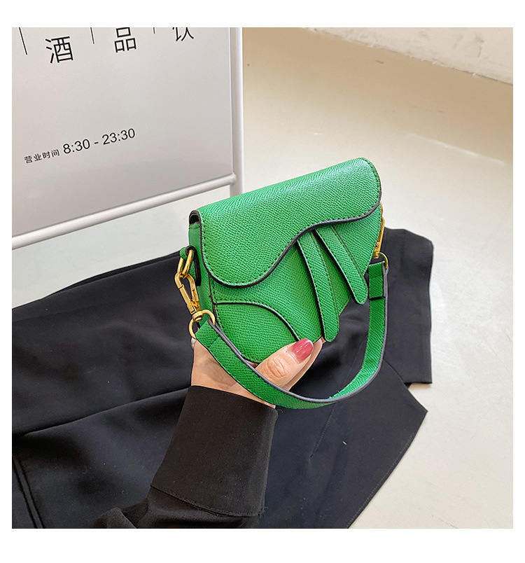 Summer New Candy Color Hand Carrying Messenger Saddle Bag display picture 3