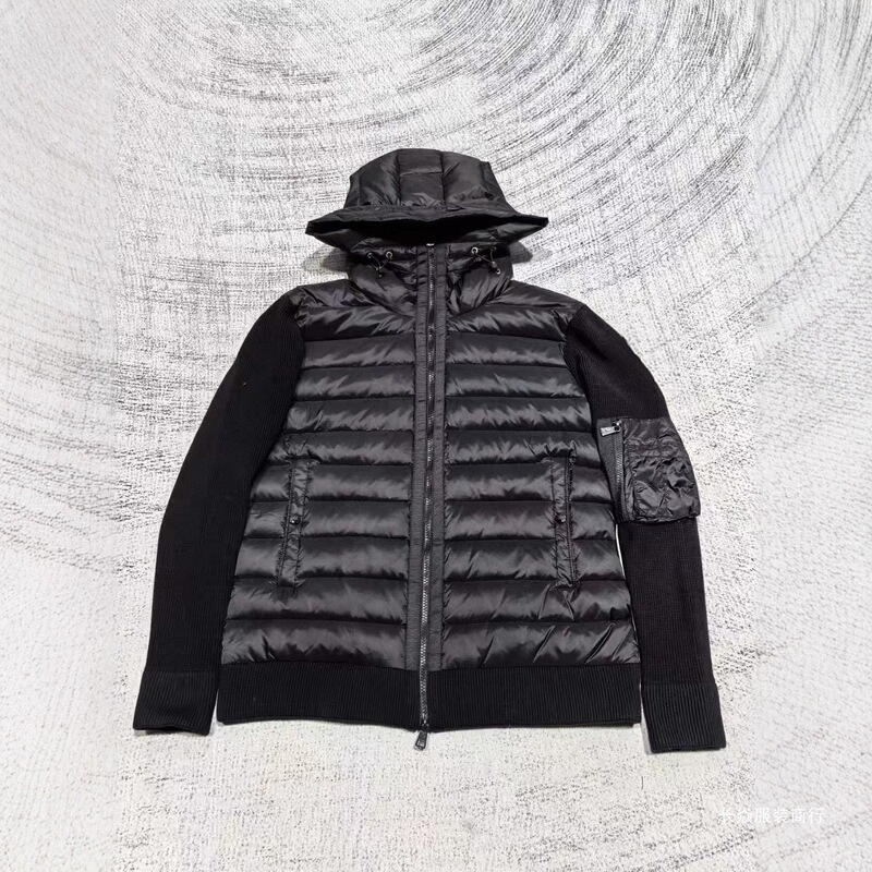 Mengkou Knitted Patchwork Down Vest 163 Lightweight Cardigan Padded Corduroy Down Vest Black Mengkou Knitted Patchwork Down Vest 163 Lightweight Cardigan Padded Corduroy Down Vest Black