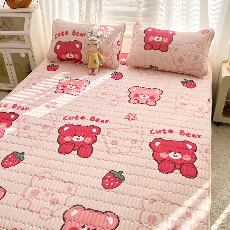 딸기 곰 (라텍스 매트)