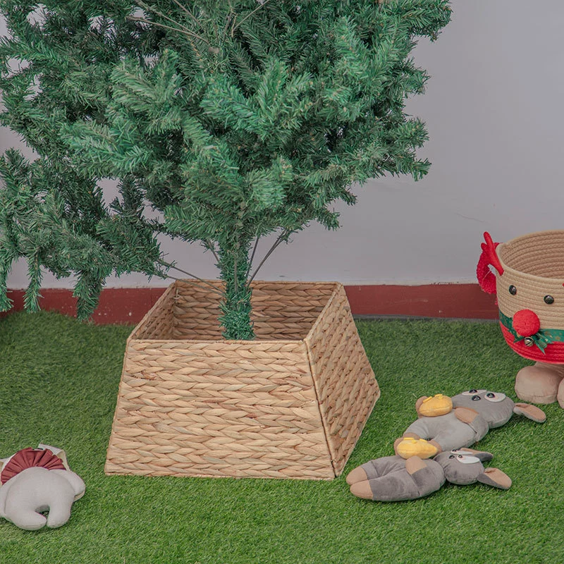 Индивидуальная трансграничная скандинавская основа для рождественской елки, съемная складная группа рождественских елок ручной работы вокруг елки.