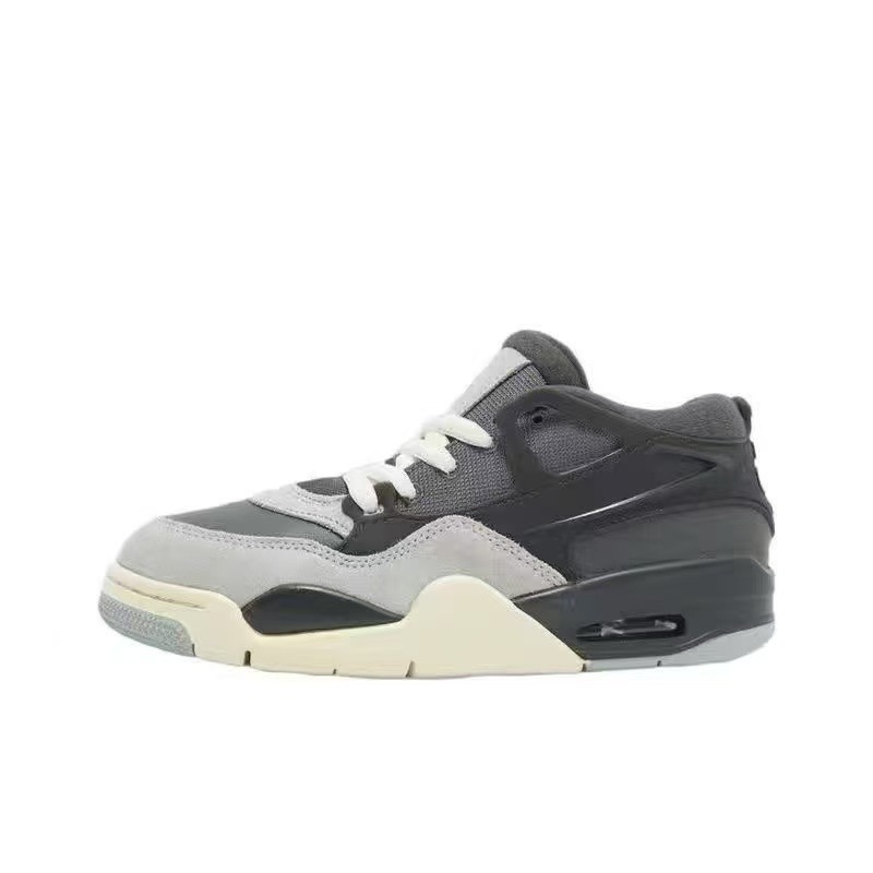莆田 aj4 RM 共同ブランドの人気のレトロなロートップバスケットボールシューズ、男性と女性のカップル向け、キャンパスカジュアルで多用途なスポーツスニーカー|undefined