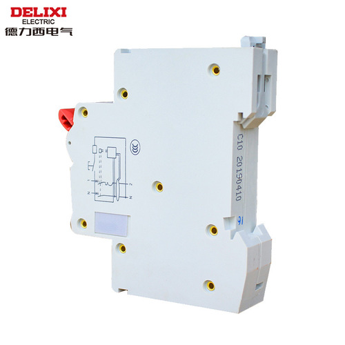 Delixi small leakage switch DZ47PLES1P household 1-bit leakage protection circuit breaker simultaneously breaks the live and neutral lines 220