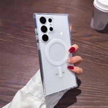 批发适用于三星S25ULTRA手机壳A17透明A56电镀A55磁吸A54全包防摔