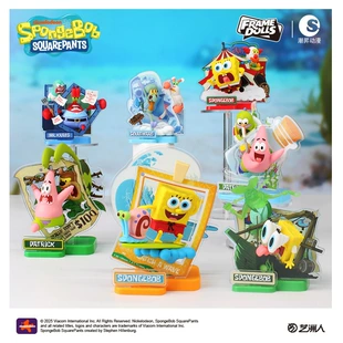 Блайнд-бокс SpongeBob SquarePants серия «Journey Moments», коллекционная фигурка, случайная 1 из 6
