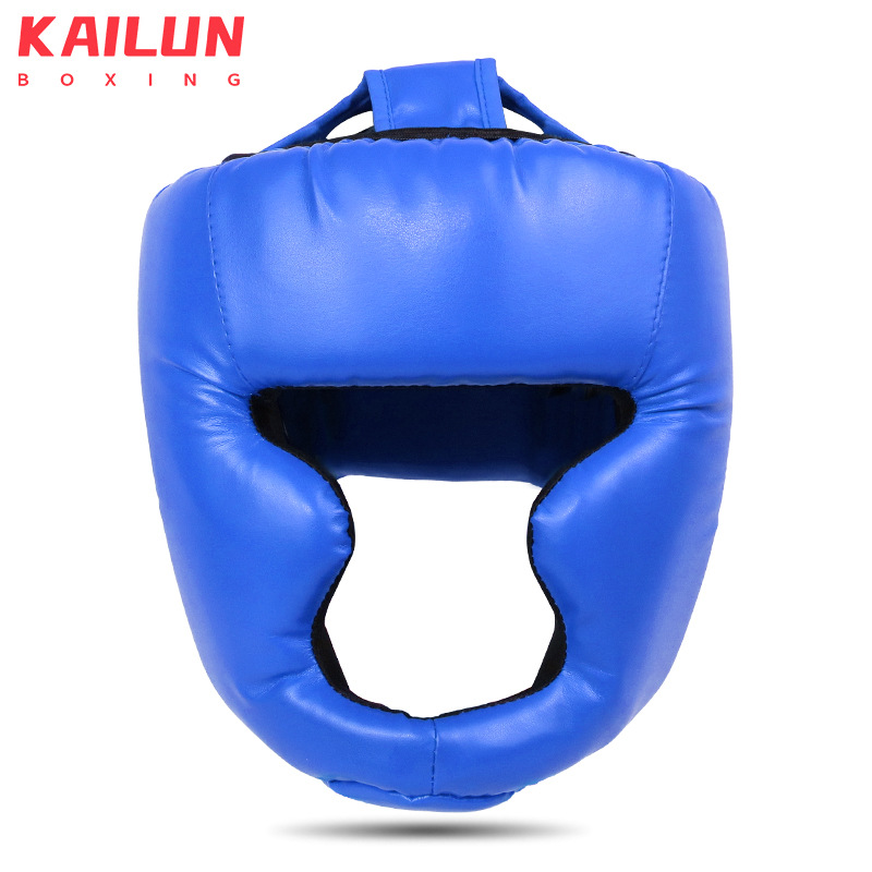 Casco de boxeo Sanda cabeza protector adulto niños cara protector Mono Cara lucha taekwondo cabeza protector cabeza cubierta cara protector