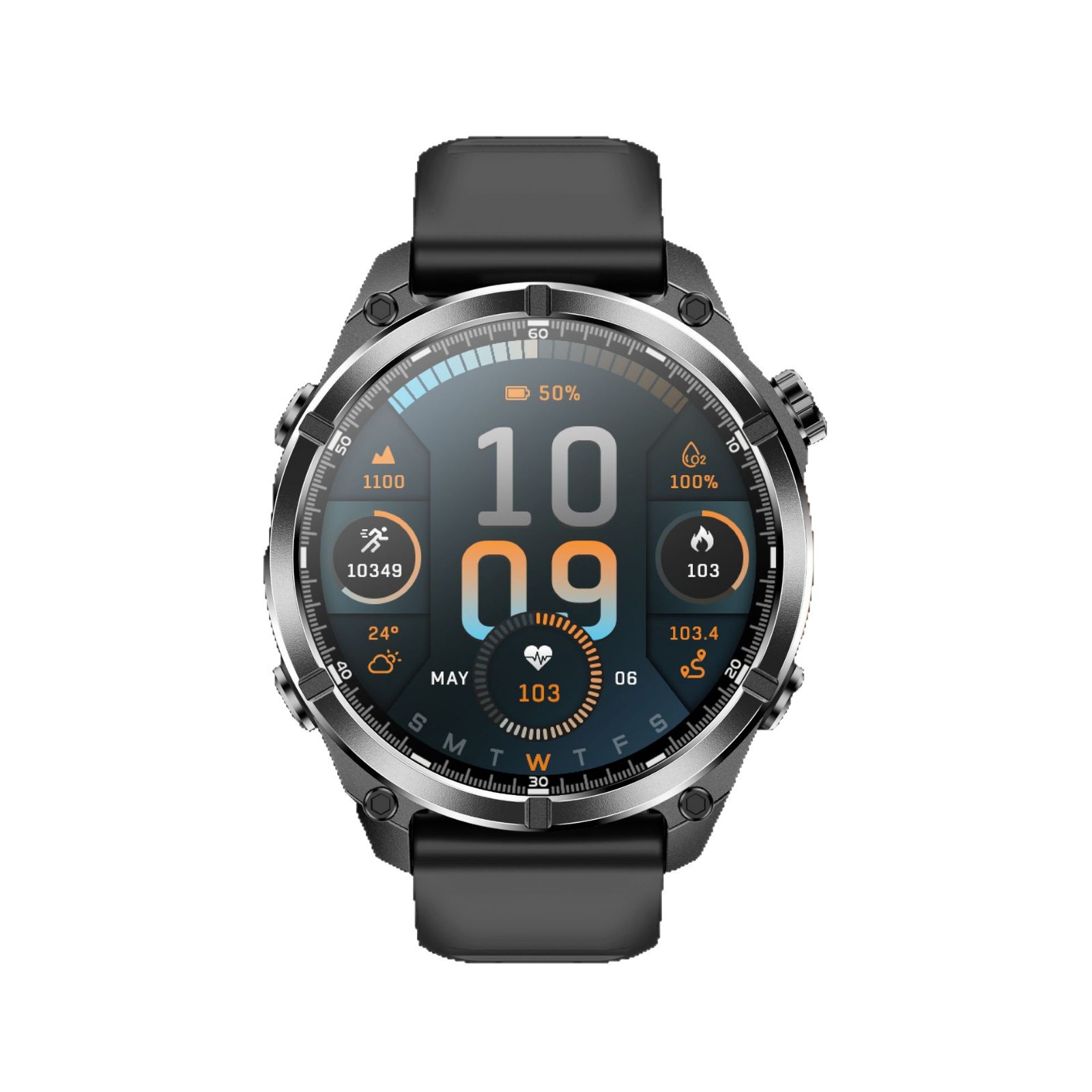 VD40 PRO Smart Watch, Bluetooth Call Sports Bracelet With Pedometer, Distance Tracking & Heart Rate Monitor For Outdoor Activities_voghion.com