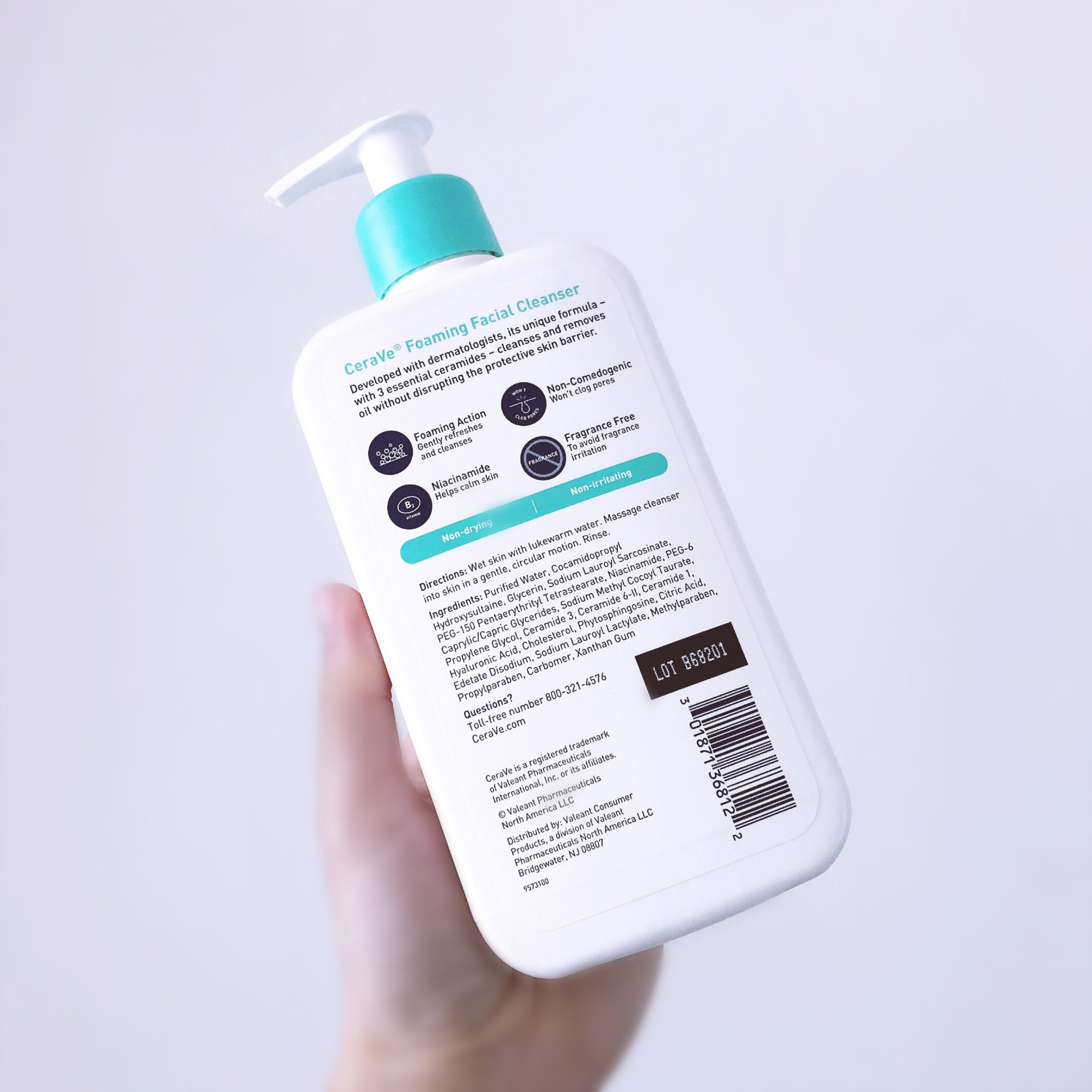 Wholesale Cerave amino acid moisturizing and mild repairing cleanser