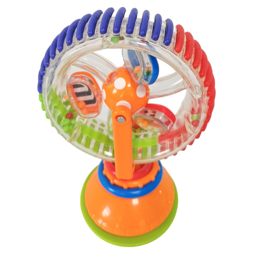 Baby educational three-color rotating Ferris wheel suction cup children's multi-functional toys drop shipping
