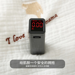 Newborn pure cotton gauze double-layer bath towel for newborns with hats, absorbent, soft, breathable, cute, and wrapping bath towel