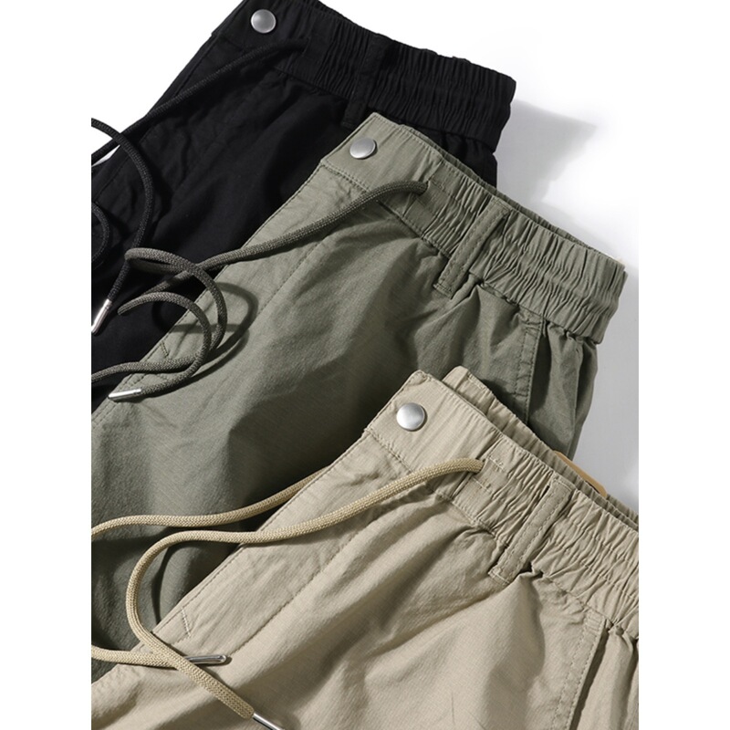 Summer Thin Solid Color Tooling Shorts Men's New All-match Clearance Outdoor Loose Loose Loose Waist Casual Pants Summer Thin Solid Color Tooling Shorts Men's New All-match Clearance Outdoor Loose Loose Loose Waist Casual Pants