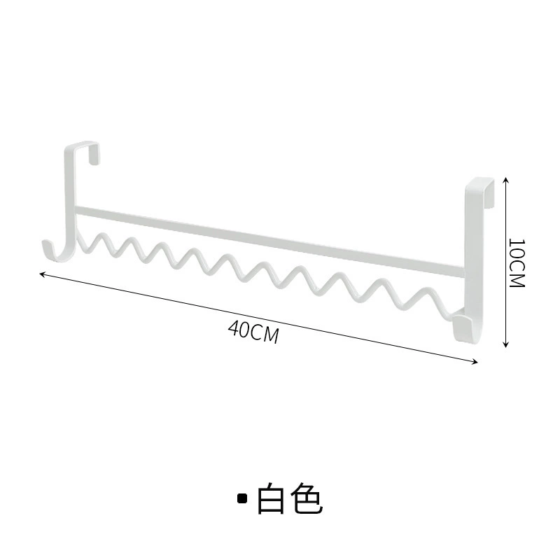 Wall-Mounted Dormitory Bedside Hook, Carbon Steel, No-Drill Over-Bed Multi-Function Hanger