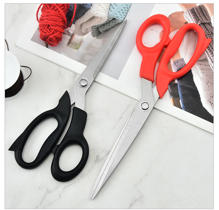 不锈钢服装裁缝布剪 锋利家用缝纫服装布料剪手工衣服皮革剪刀详情12