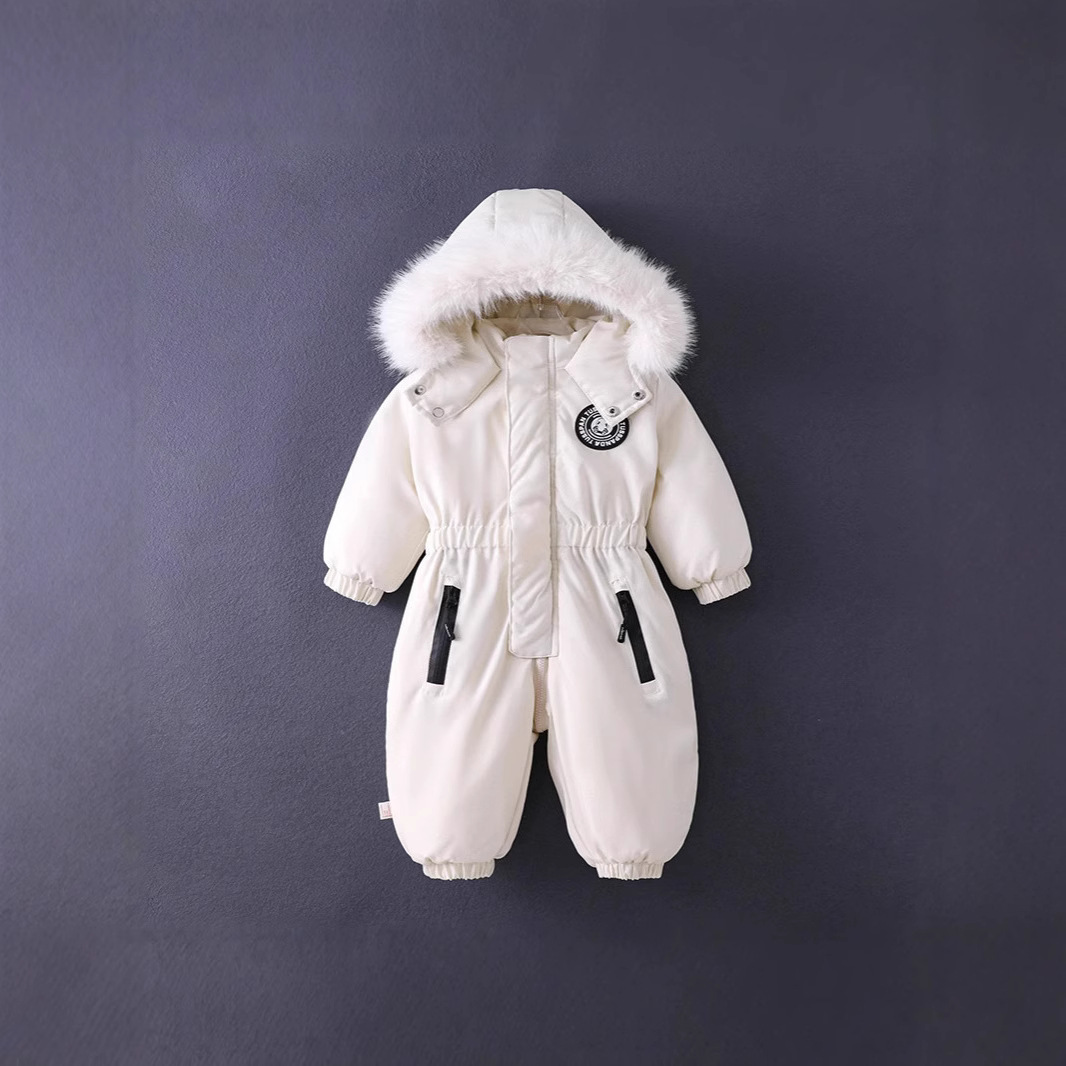 등반 점프 수트 겨울 나가는 어린이 및  스키 세트 남녀 어린이 세트 면화 자켓