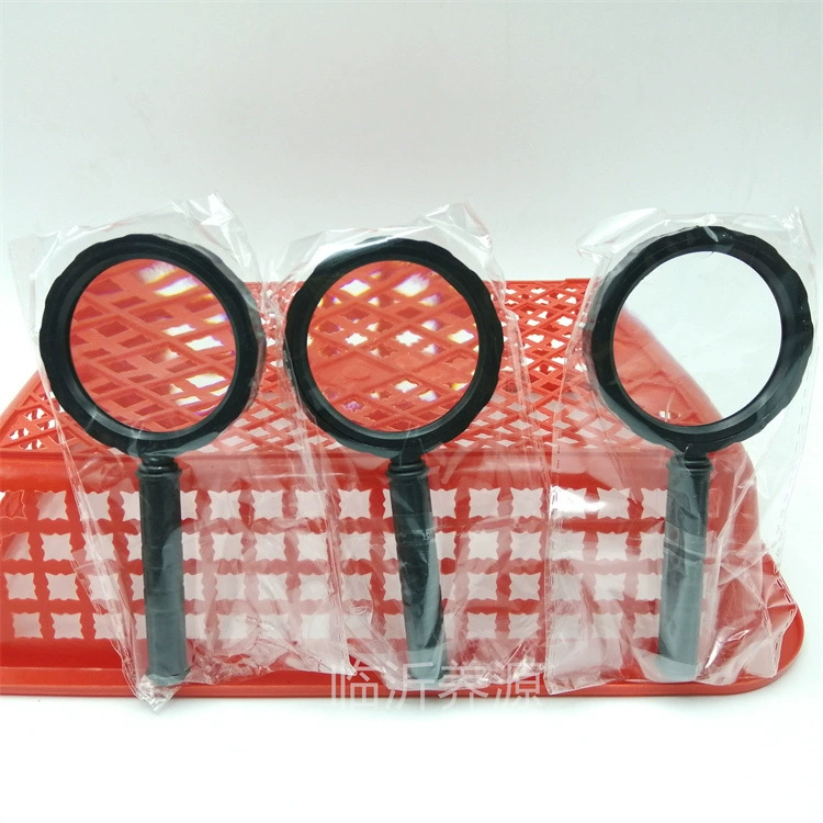 Черная Лупа 6 см пластиковая лупа