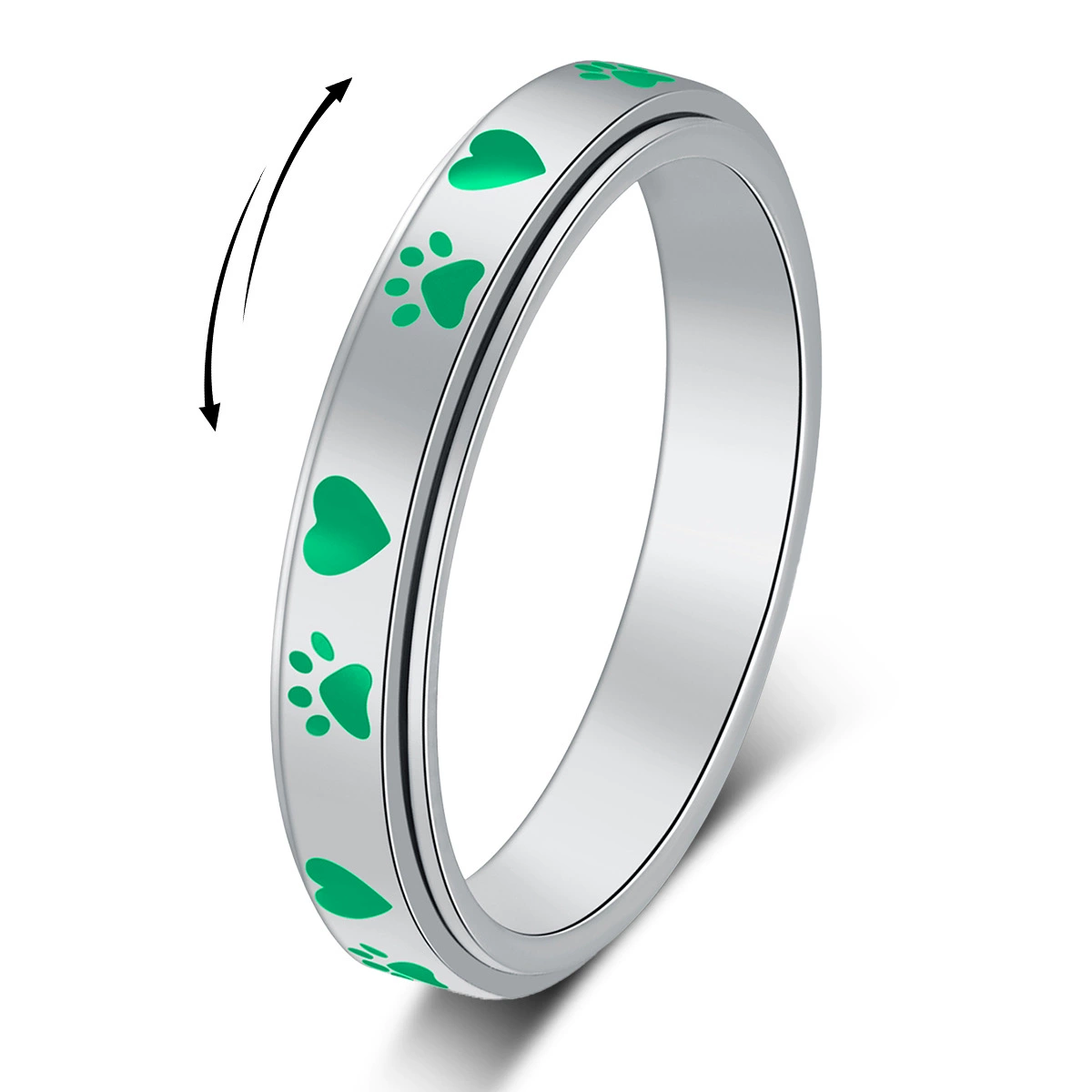 Модное кольцо, аксессуар из нержавеющей стали, AliExpress, Amazon, простой и элегантный дизайн, оптовая продажа
