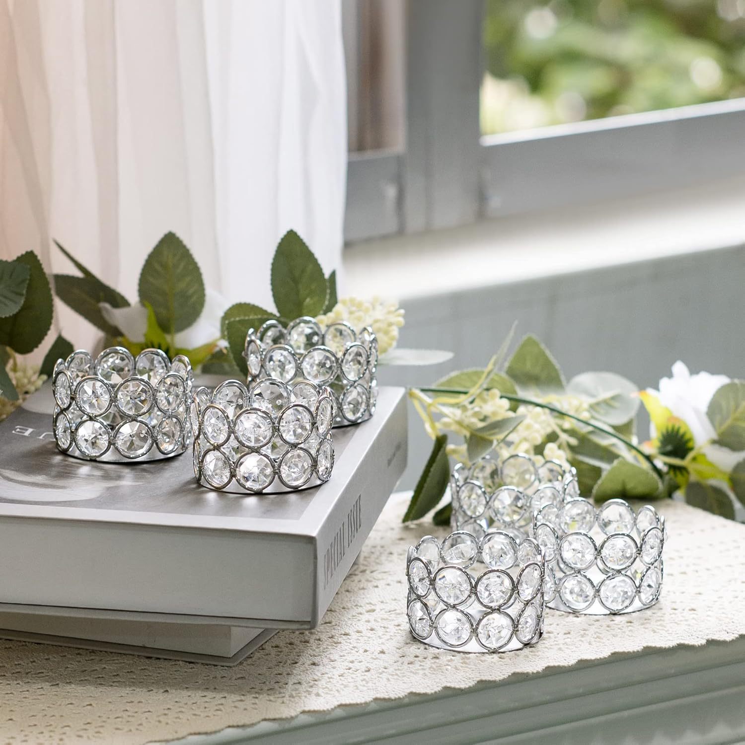 Transfronterizo amazónica candelabros de oro candelabros de cristal europeo candelabros de hierro forjado creativos candelabros de vela vela cena taza de vela