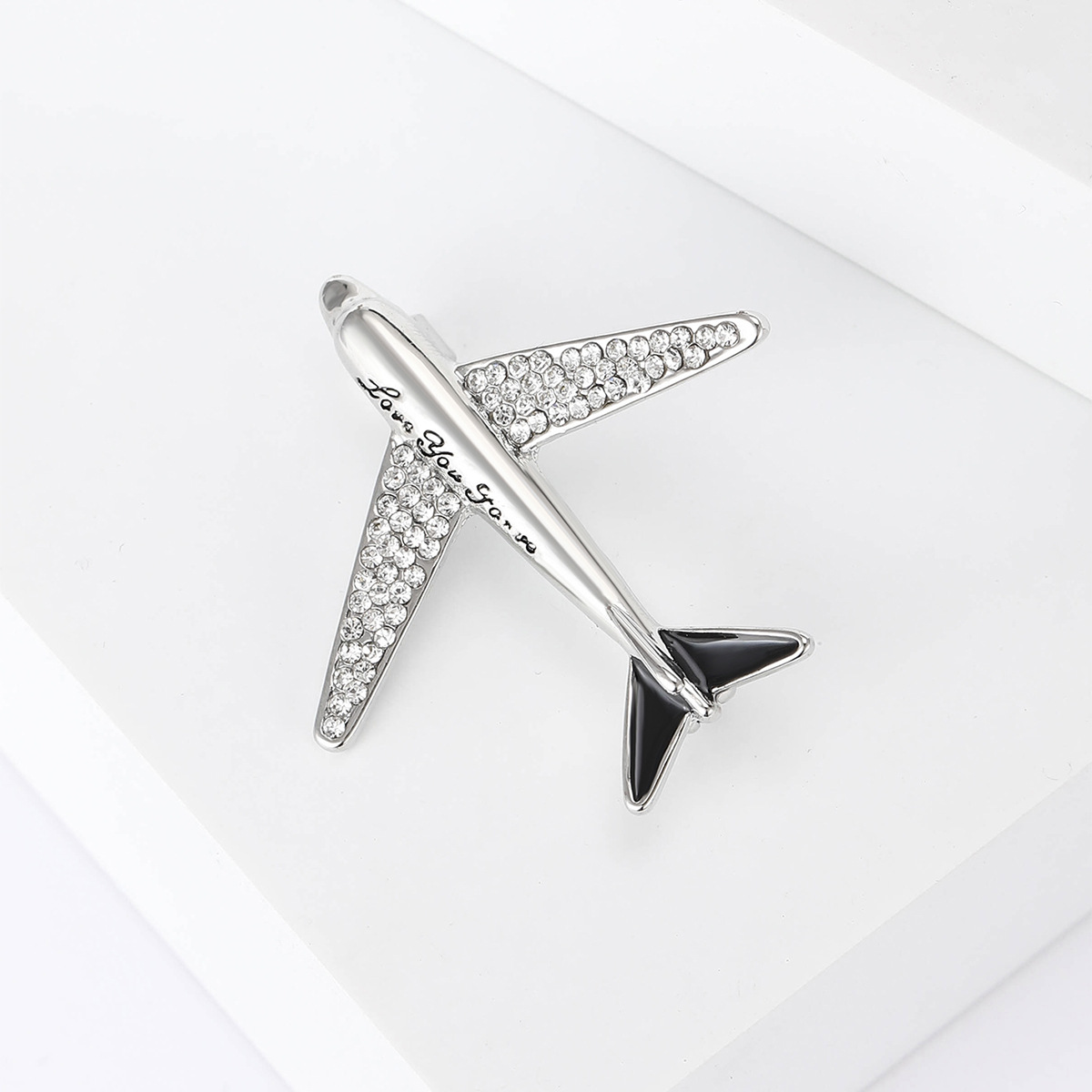 Casual Airplane Alloy Inlay Artificial Crystal Women's Brooches display picture 6