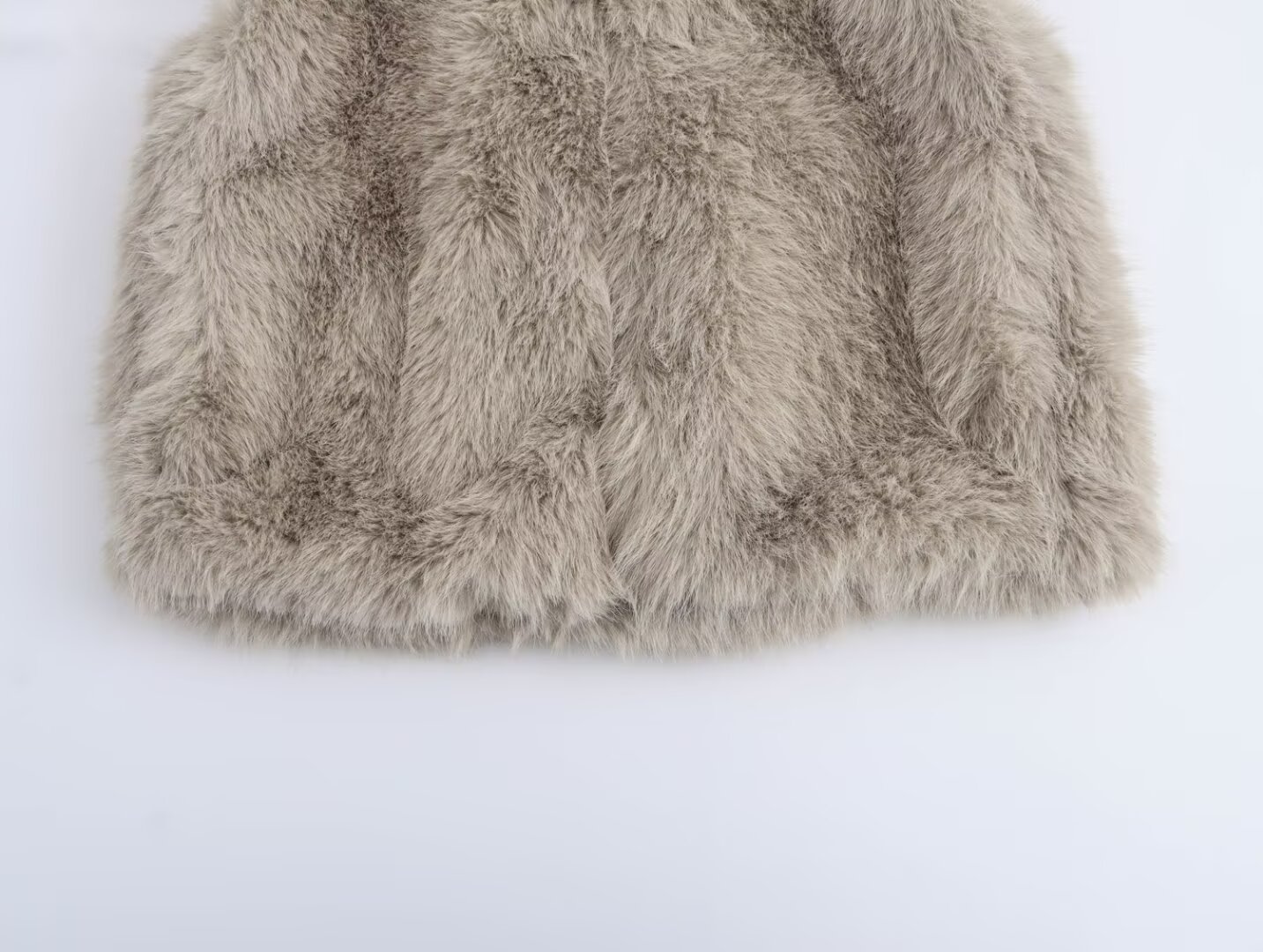 Frauen kleidung herbst winter neue street fashion einfarbig pelz weste jacke_voghion.com