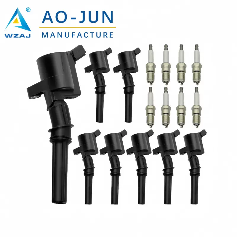 点火线圈组Dg508 1L2u12019AA火花塞适用福特F-150 4.6L 5.4L V8