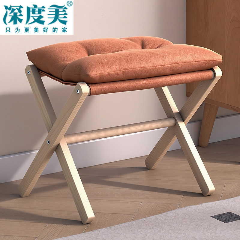 Small Stool Footstool for Living Room, Foldable Leg Rest, Sofa Stool, Recliner Footrest, Leg Rest, Foot Support, Footstool