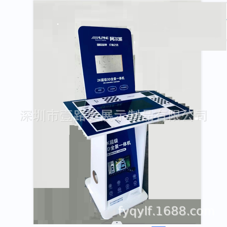 厂家直销360全景行车记录仪展示架货车全景记录仪展柜LED汽车大灯