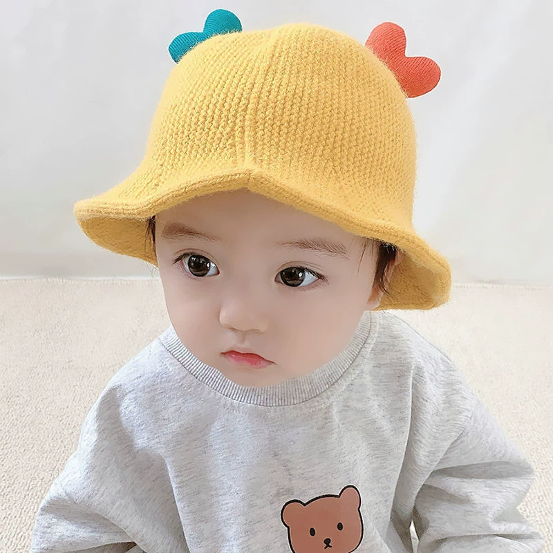 Детская детская шапка милая супер милая весной и осенью вязаная шерсть