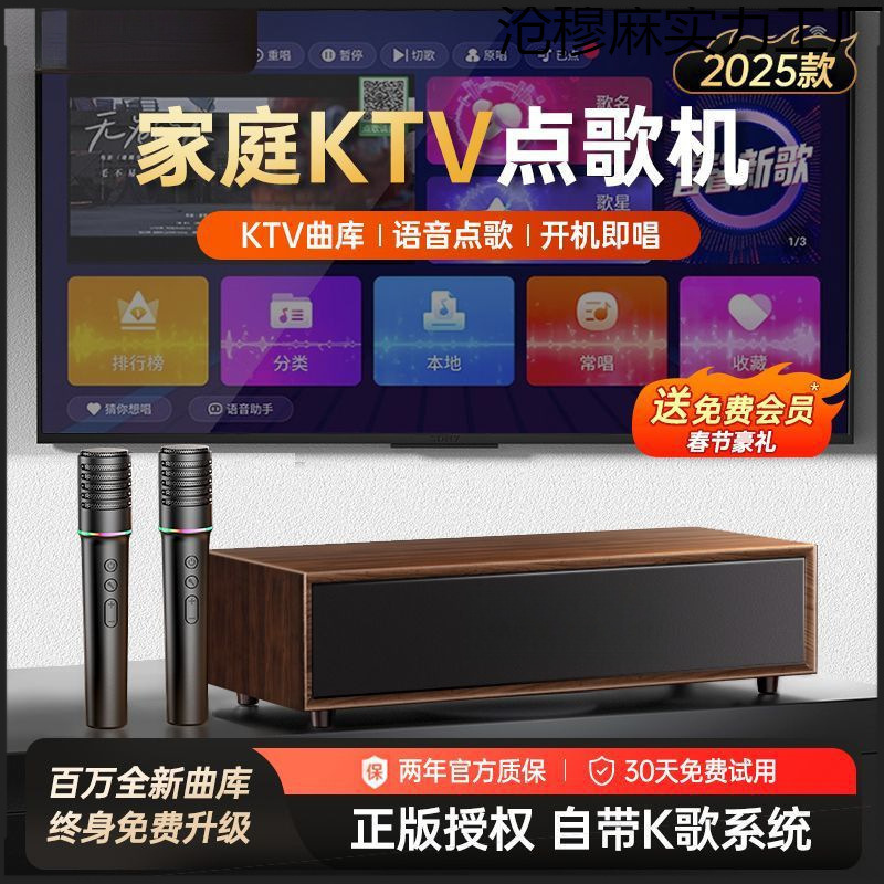 Home Audio Karaoke Machine All-In-One Smart Film and Television Singing Speaker Living Room Karaoke All-In-One Home Audio Karaoke Machine