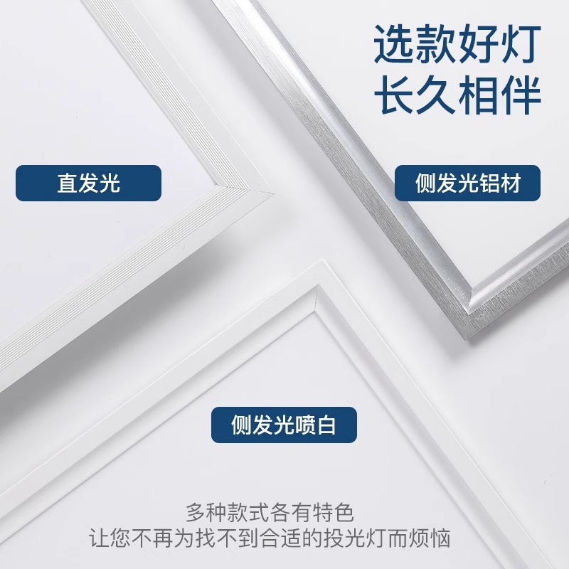 lámpara de panel 600x600 integrada lámpara de techo LED lámpara de parrilla incrustada lámpara de panel de oficina 60x60 lámpara cuadrada