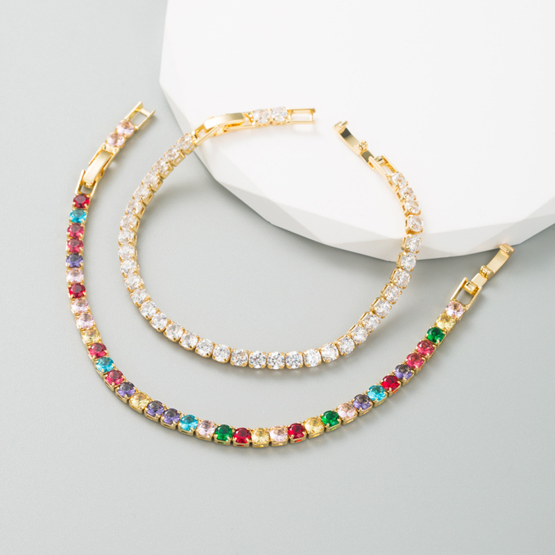 Fashion Square Titanium Steel Bracelets Inlay Rhinestones Stainless Steel Bracelets