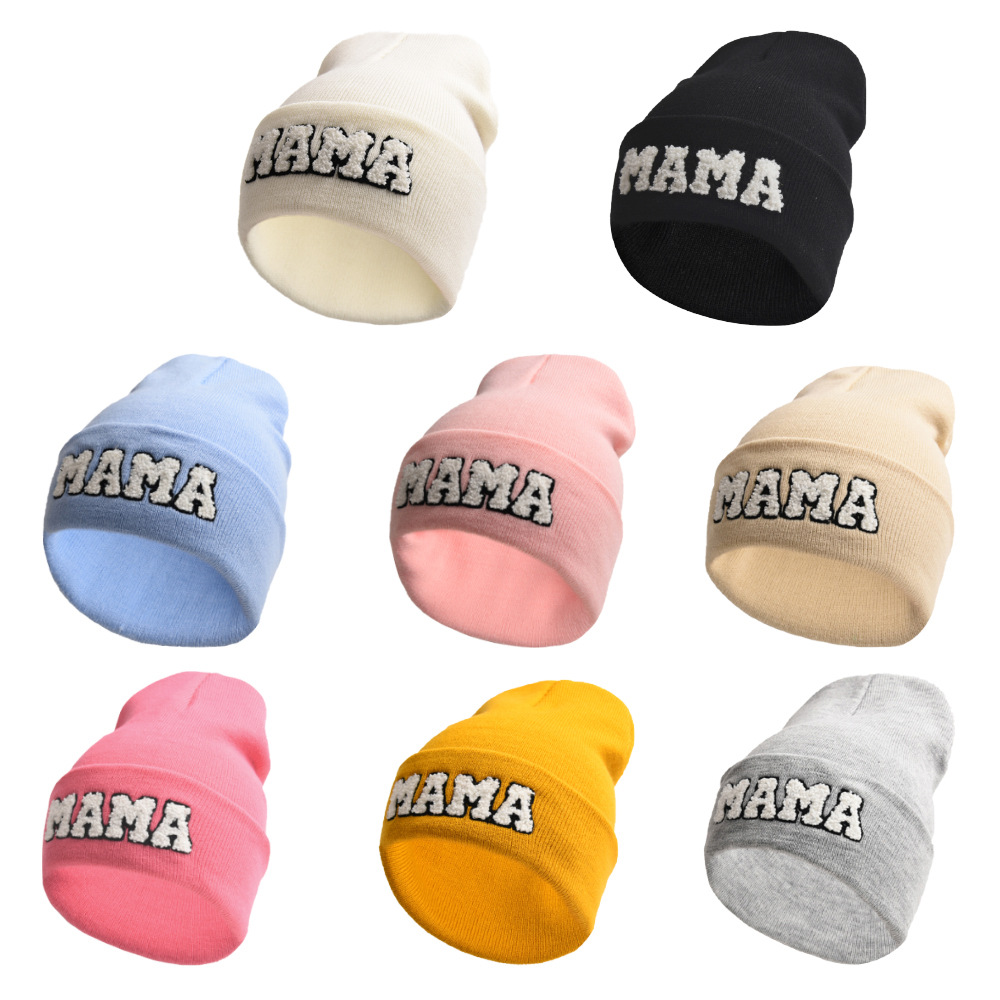 84g Weight Wool Cap Hats Type Women's Fashion Letter Eaveless Wool Cap