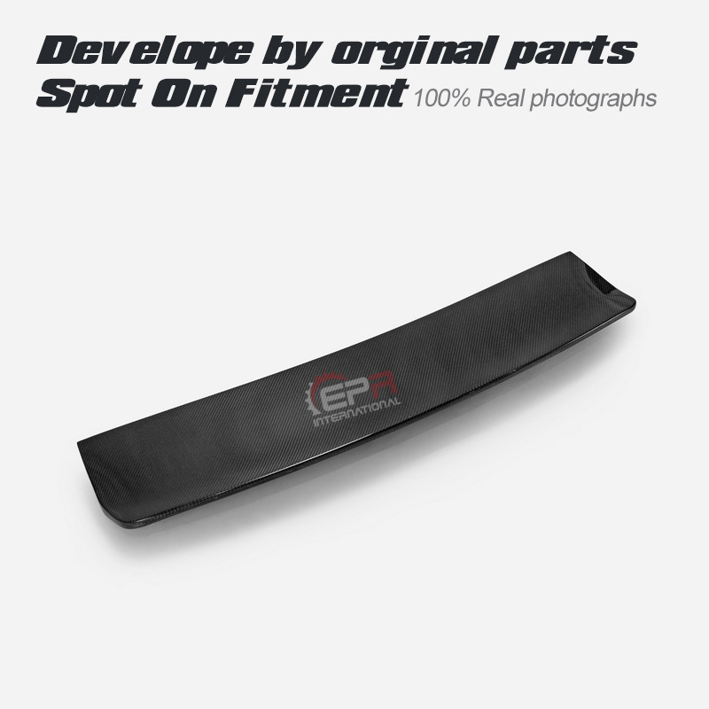 Suitable for Toyota Prius Zvw30 Modification Carbon Fiber L-Style Rear Wing Rear Fixed Wing Non-Destructive Installation