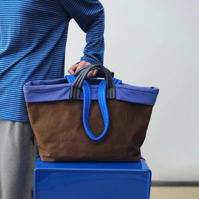 Large Capacity Tote Bag Canvas Bag for Women 2025 New Style for Work and Commuting High-End Lazy Style Handbag Shoulder Bag for Men